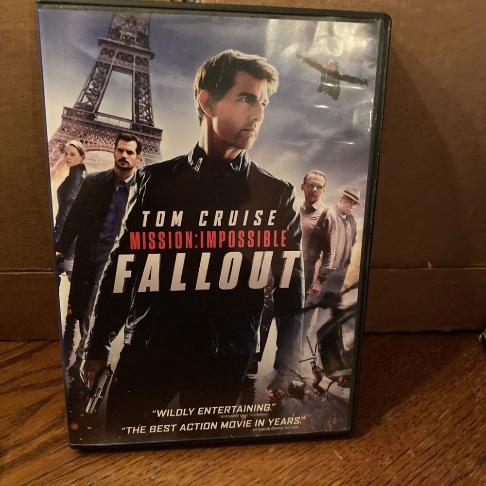 Mission: Impossible 6: Fallout DVD, 2018 Tom Cruise Henry Cavill